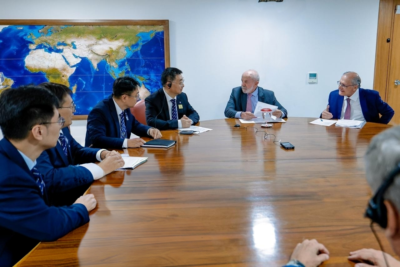 巴西总统卢拉会见徐工集团、徐工机械董事长杨东升